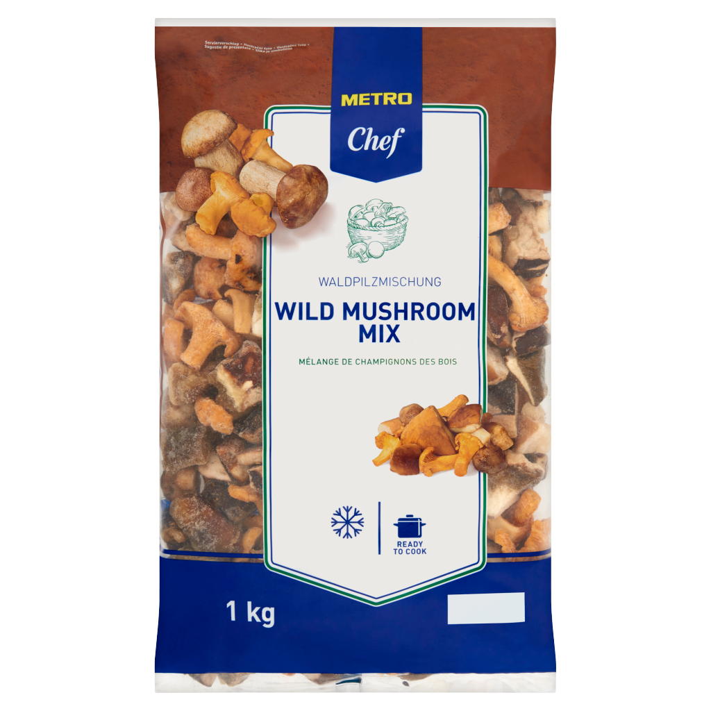 METRO Chef Gyorsfagyasztott Erdei Gombakeverék 1 kg