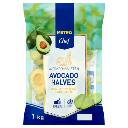 METRO Chef Gyorsfagyasztott Felezett Avokádó 1 kg