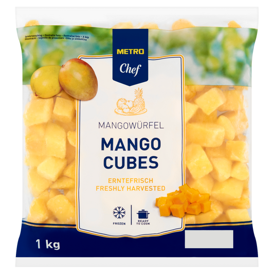 METRO Chef Gyorsfagyasztott Kockázott Mangó 1 kg
