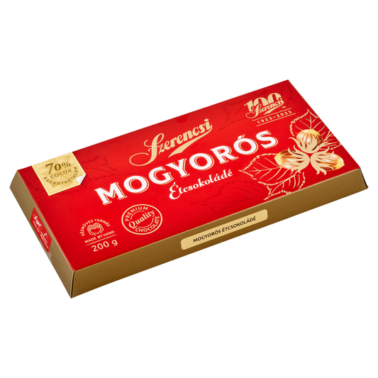 Szerencsi mogyorós étcsokoládé 200 g