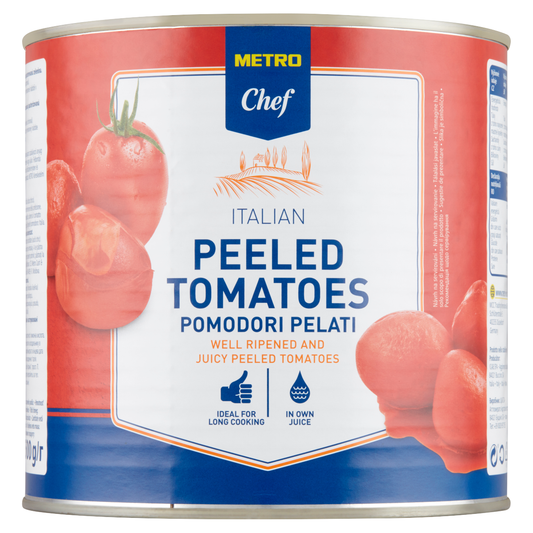 METRO Chef Egész Hámozott Paradicsom Paradicsomlében 2,5 kg