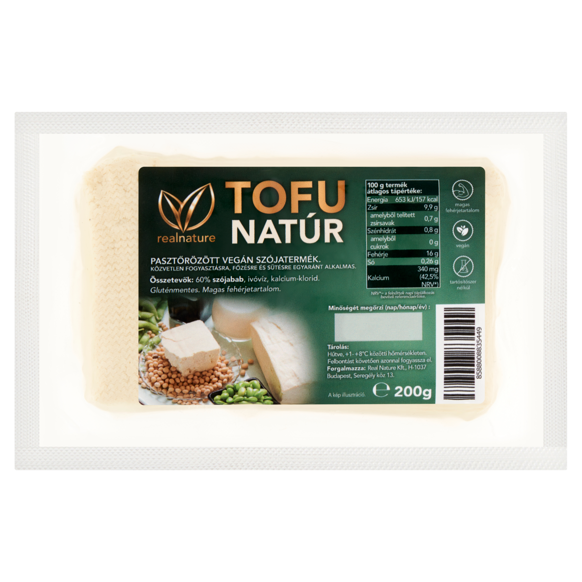 LUNTER Natúr Tofu 1 kg