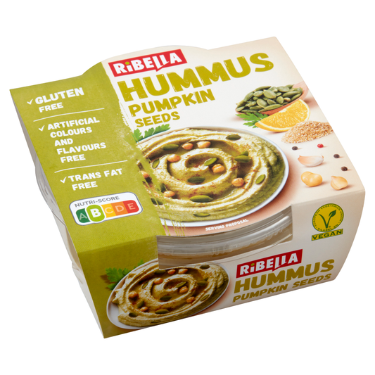 RIBELLA Hummus csicseriborsó krém tökmaggal 200 g