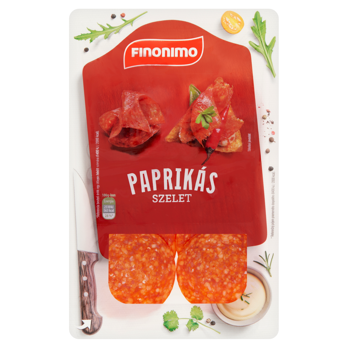 FINONIMO szeletelt paprikás szelet 55 g