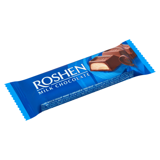 ROSHEN tejcsokoládé szelet crème brûlée töltelékkel 33 g