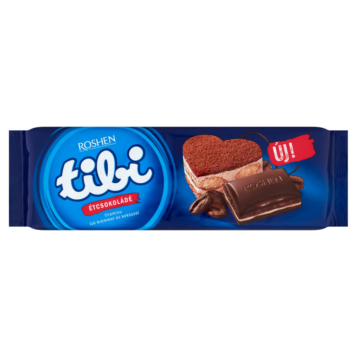 Tibi étcsokoládé tiramisu ízű krémmel és keksszel 290 g