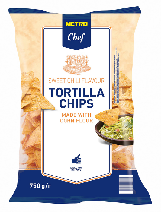METRO Chef Édes Chili Tortilla Chips 750 g