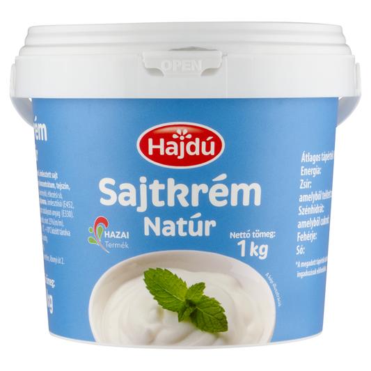 Hajdú natúr sajtkrém 1 kg