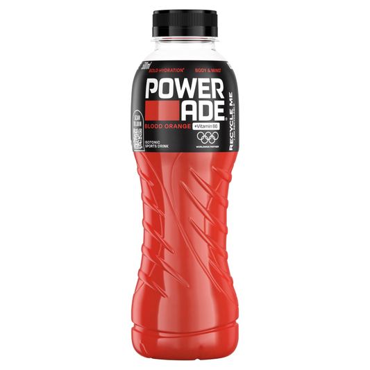 POWERADE Blood Orange szénsavmentes, vérnarancsízű izotóniás sportital 500 ml