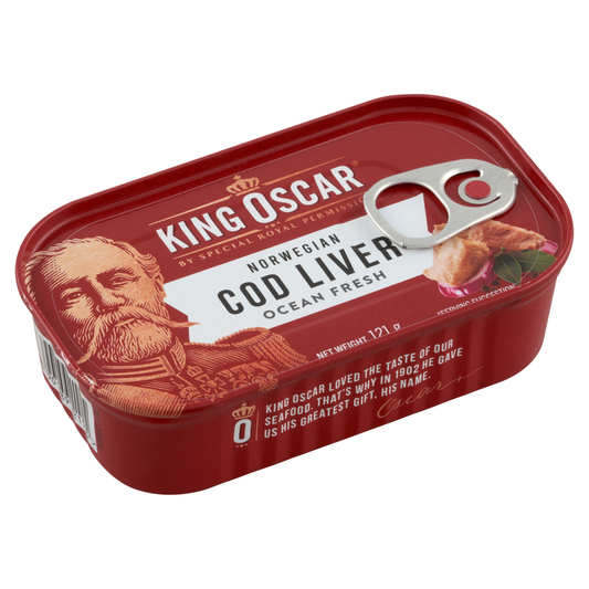 King Oscar tőkehalmáj saját olajában 121 g