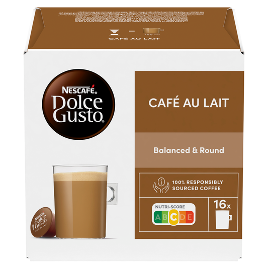 Dolce Gusto NESCAFÉ Café au Lait Tejes Kávékapszula 160 g 16 db