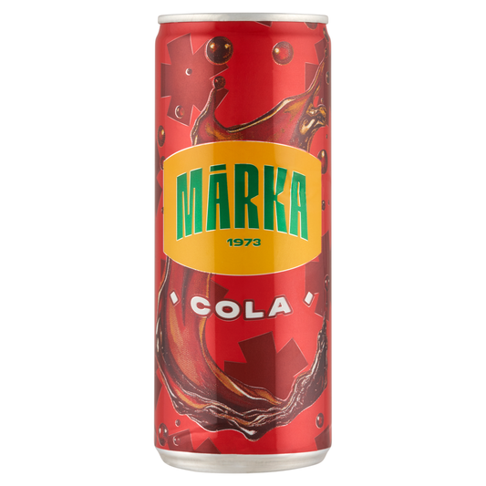MÁRKA colaízű szénsavas üdítőital cukorral és édesítőszerekkel 0,25 l