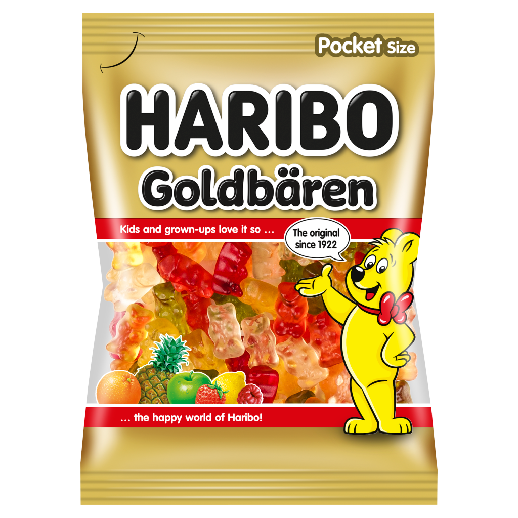 HARIBO Goldbären gyümölcsízű gumicukorka 100 g