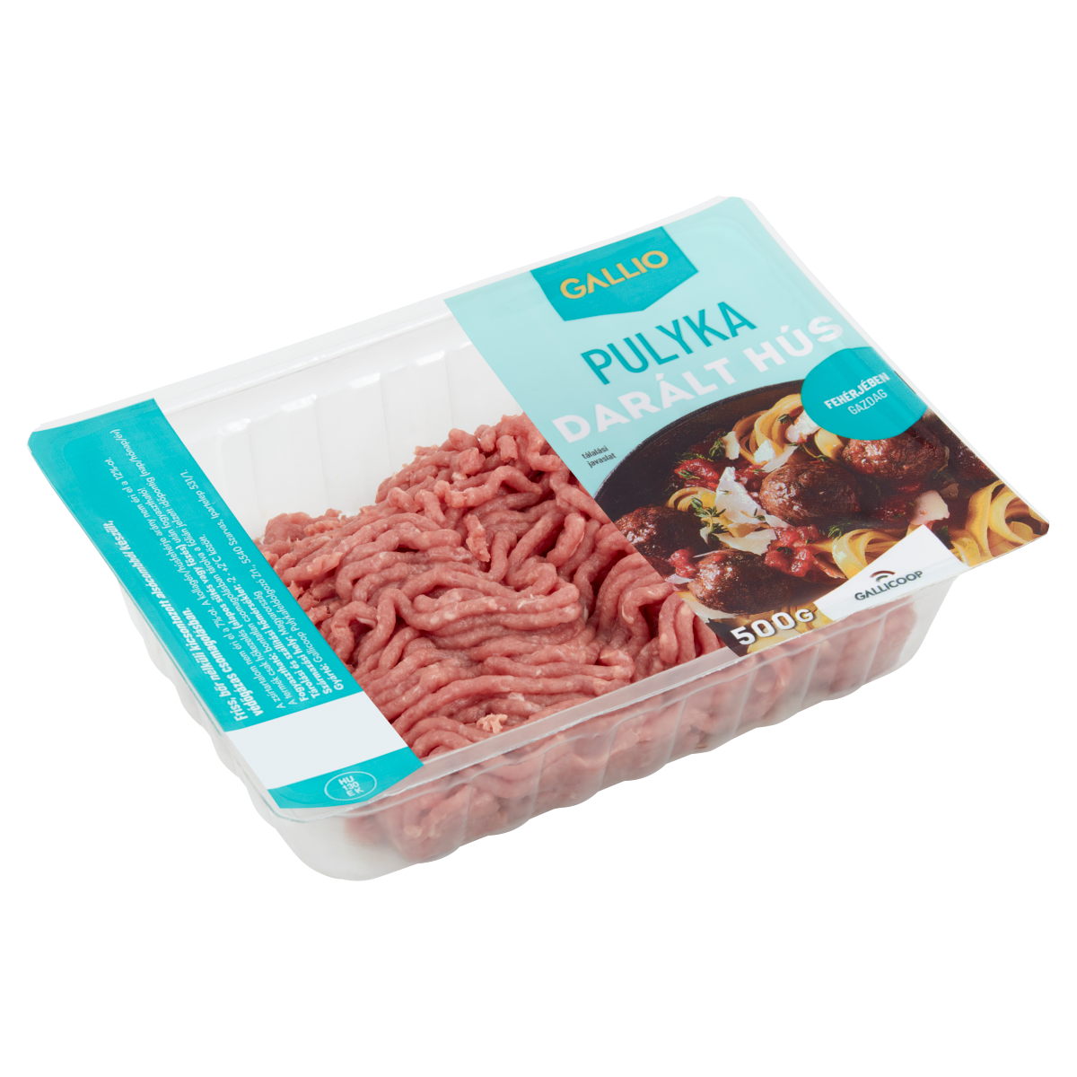GALLIO GALLICOOP Pulyka Darált Alsócomb 500 g