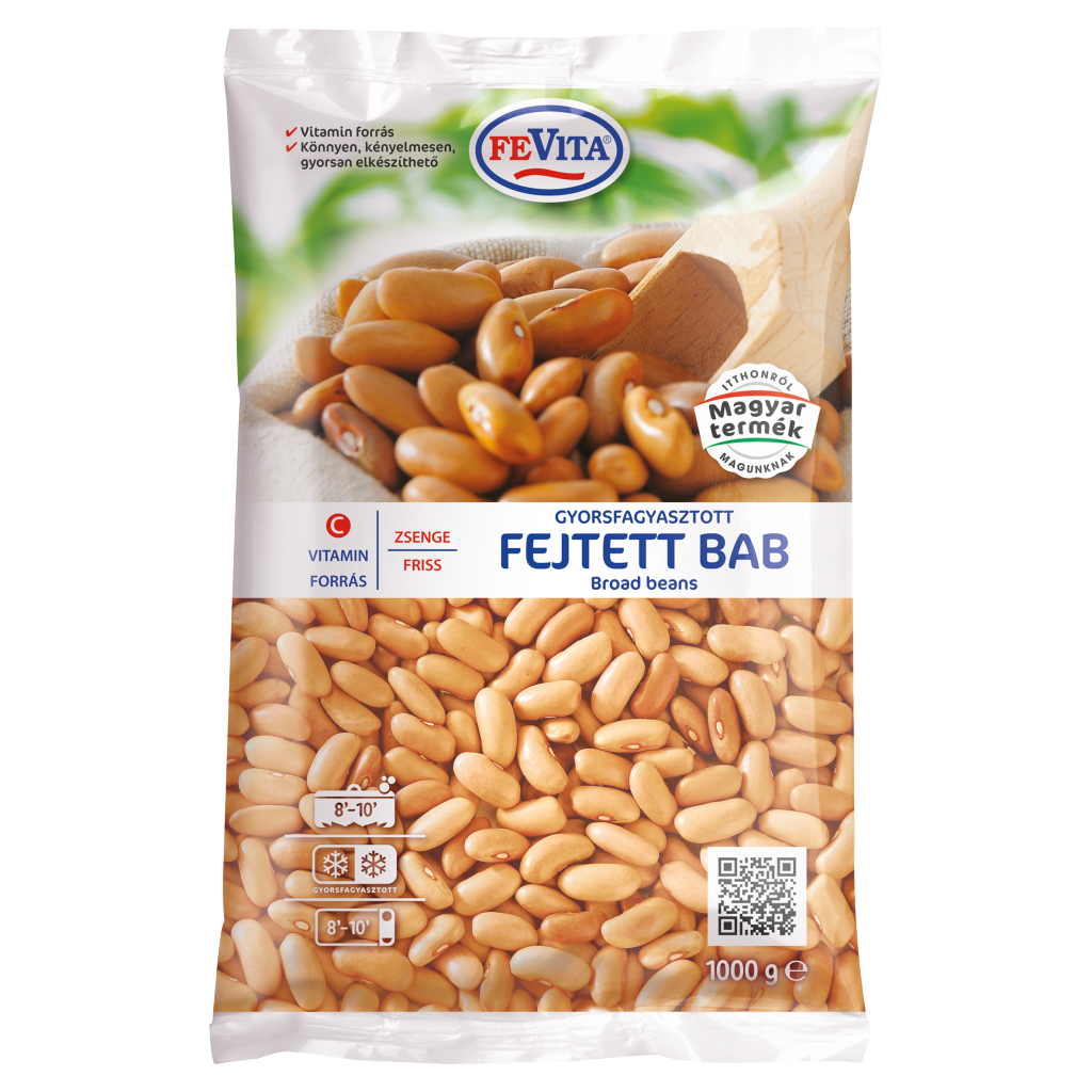 Fevita Gyorsfagyasztott Fejtett Bab 1 kg