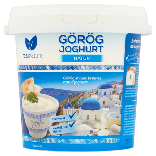 Real Nature Görög joghurt natúr 1 kg