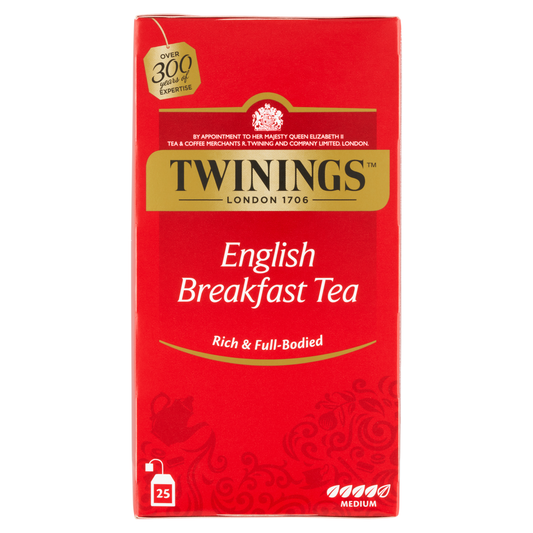 TWININGS English Breakfast Fekete Tea 25 x 2 g