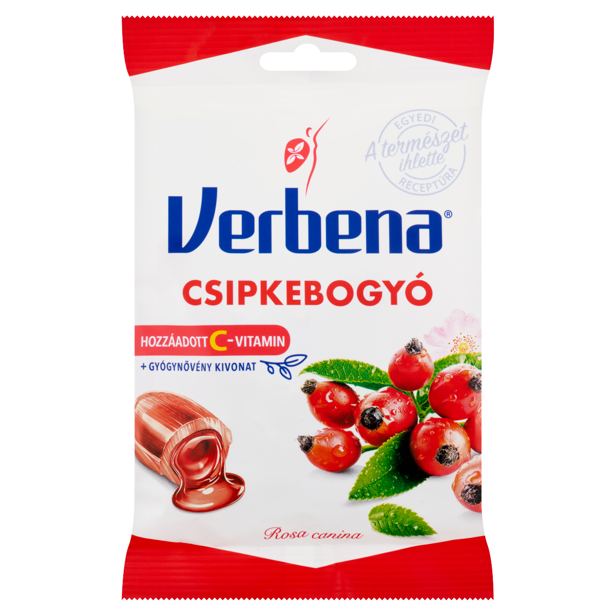 Verbena töltött keménycukorka csipkebogyó kivonattal és C-vitaminnal 60 g