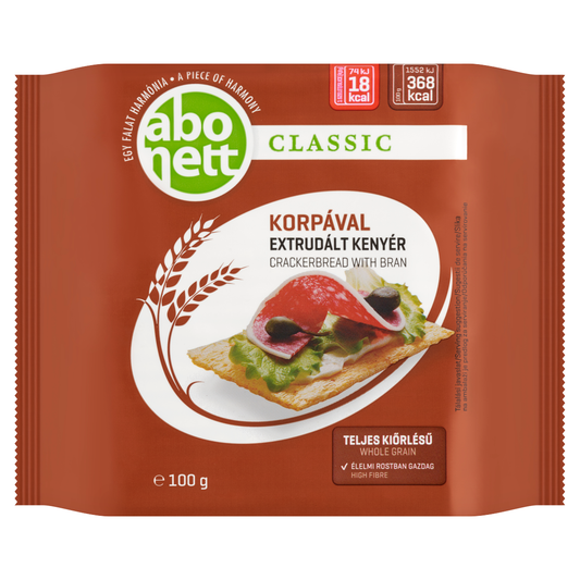 Abonett Classic extrudált kenyér korpával 100 g