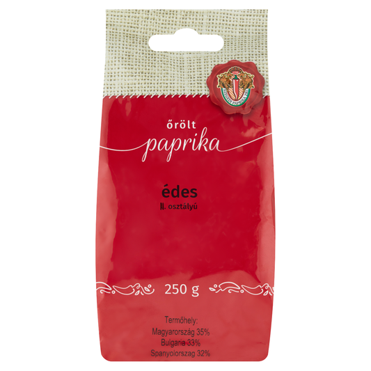 Szegedi Paprika II. osztályú édes őrölt paprika 250 g