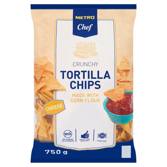 METRO Chef Tortilla Chips Cheese 750 g