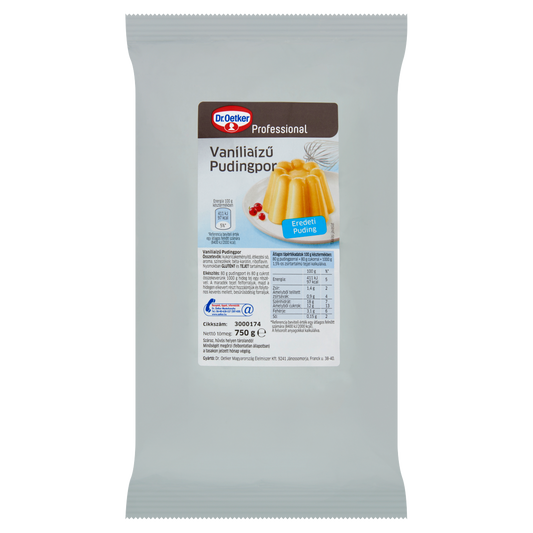 Dr. Oetker Professional Eredeti Puding Vaníliaízű Pudingpor 750 g