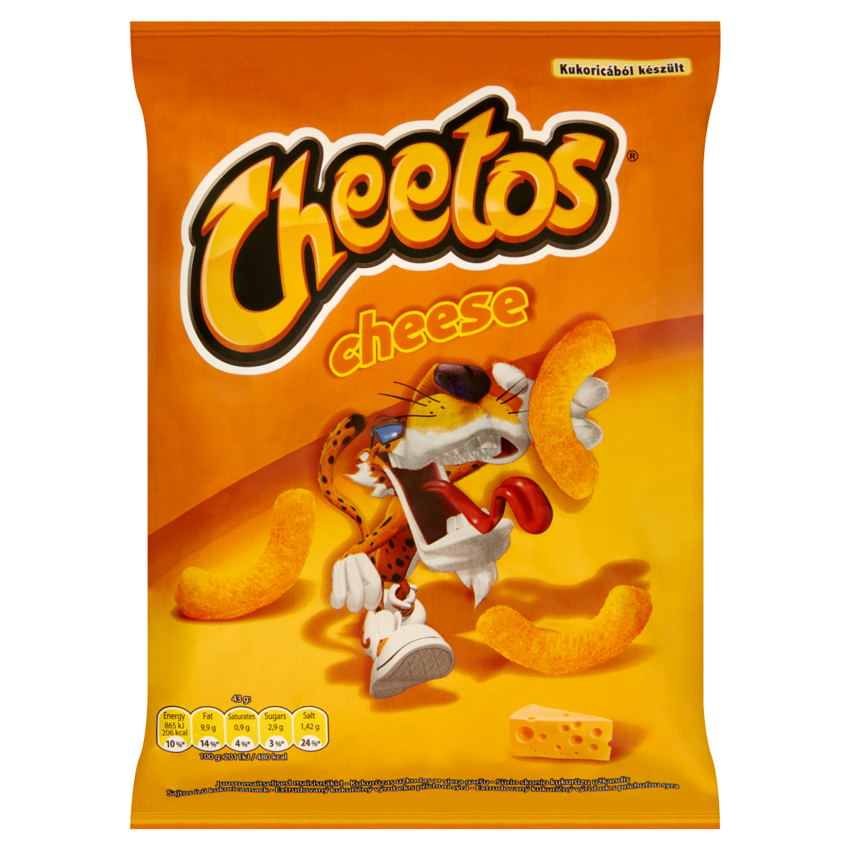 Cheetos Sajtos Ízű Kukorica Snack 43 g