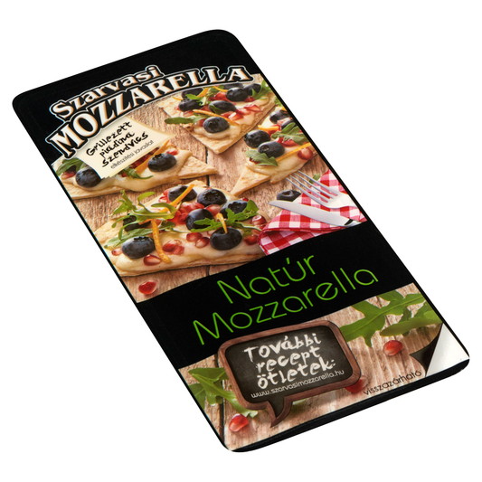 Szarvasi szeletelt natúr pizza mozzarella sajt 100 g
