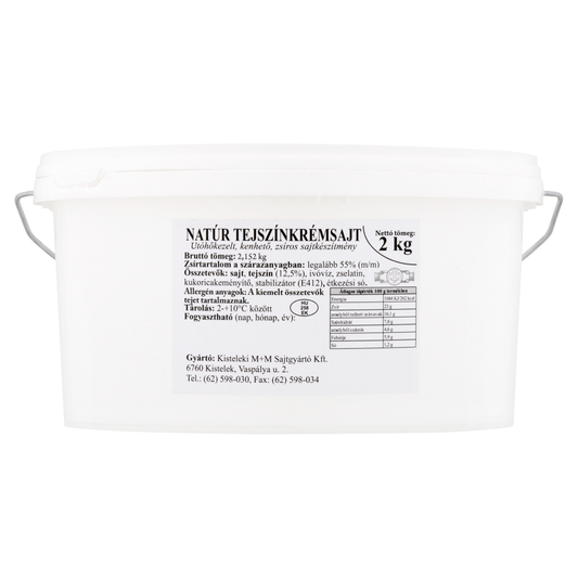Kisteleki tejszínkrémsajt 2 kg