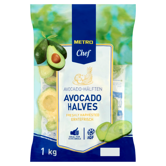 METRO Chef Gyorsfagyasztott Felezett Avokádó 1 kg