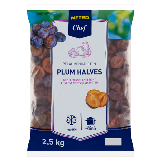 METRO Chef Gyorsfagyasztott Magozott Felezett Szilva 2,5 kg