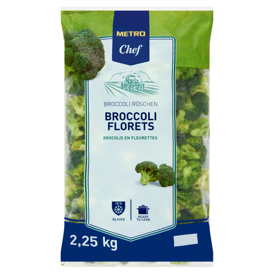 METRO Chef Gyorsfagyasztott Brokkoli 20/40 2,25 kg