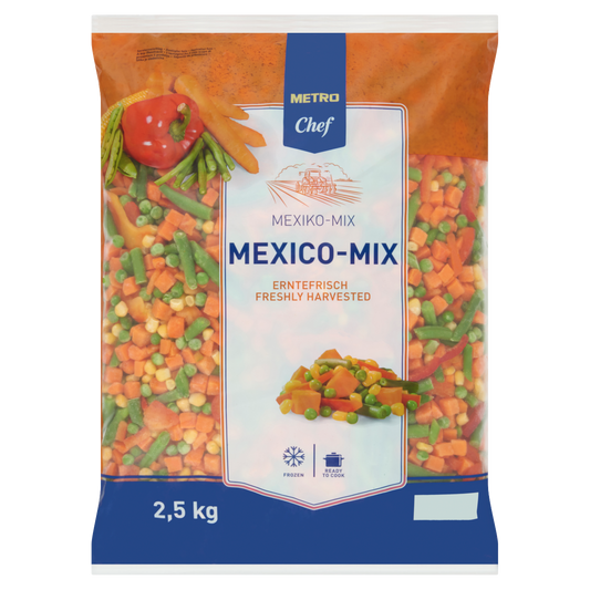 METRO Chef Gyorsfagyasztott Mexikói Zöldségkeverék 2,5 kg