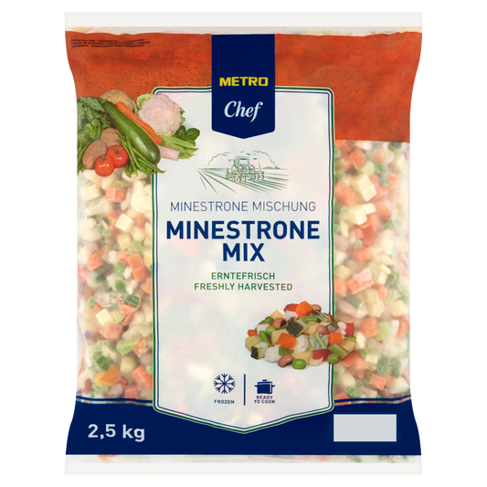 METRO Chef Minestrone Mix Gyorsfagyasztott Zöldségkeverék 2,5 kg