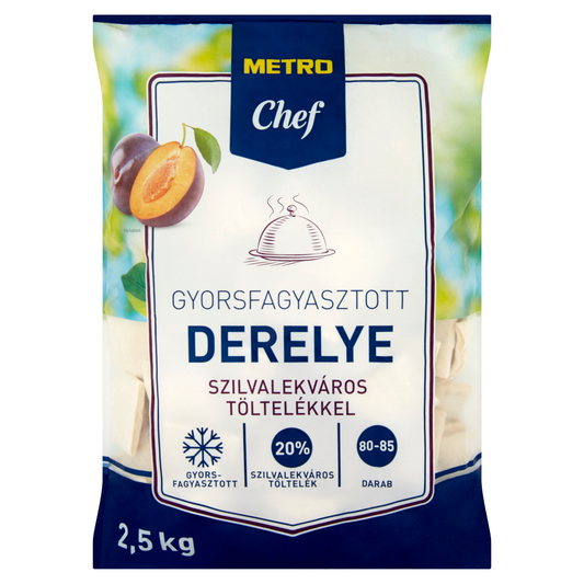METRO Chef Gyorsfagyasztott Derelye Szilvalekváros Töltelékkel 2,5 kg