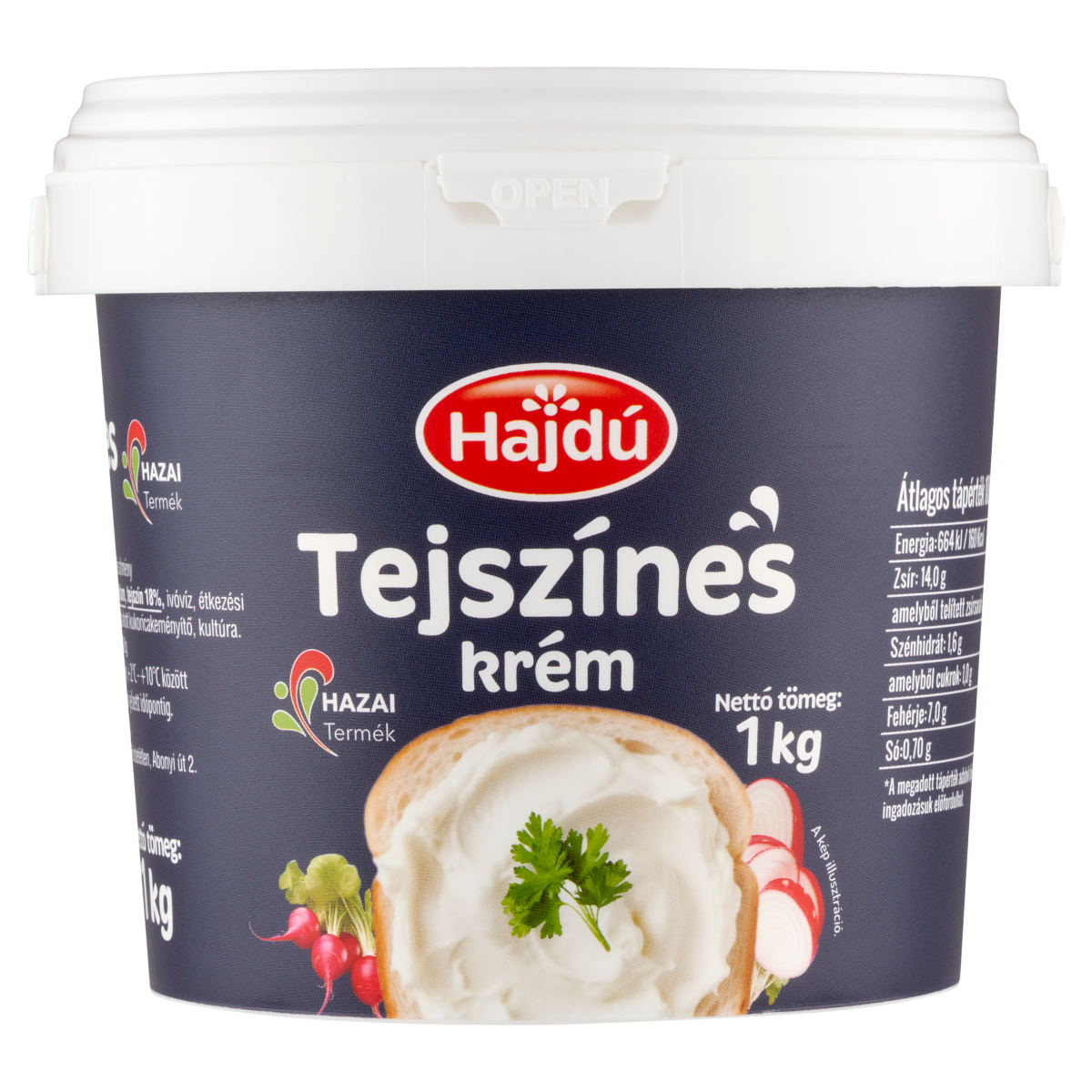 Hajdú Tejszínes Krém 1 kg