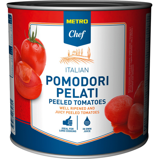 METRO Chef Egész Hámozott Paradicsom Paradicsomlében 2,5 kg