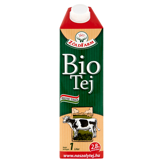 Zöldfarm BIO UHT tej 2,8% 1 l
