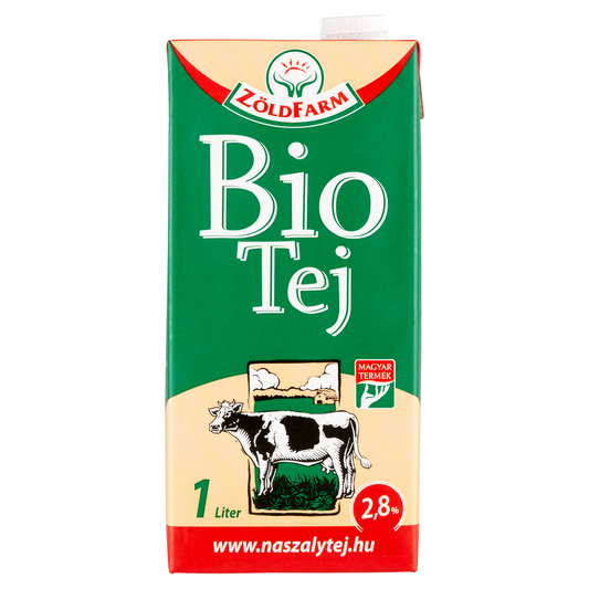 Zöldfarm BIO UHT tej 2,8% 1 l