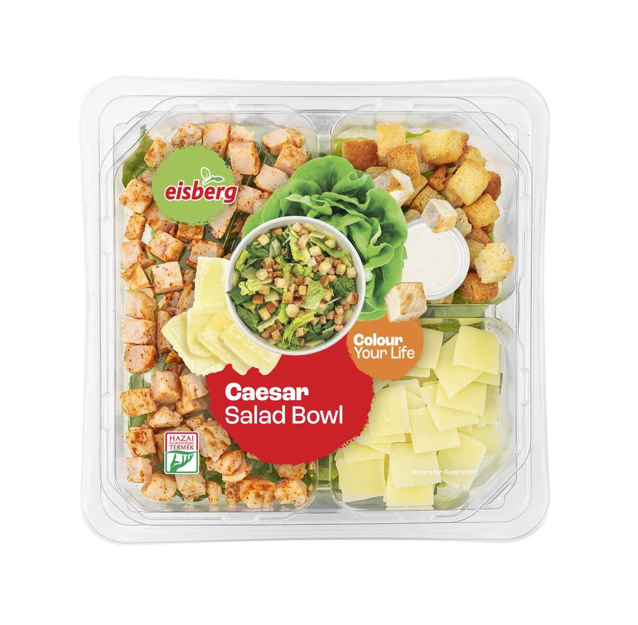 Eisberg csirkés Cézár salátatál 210 g