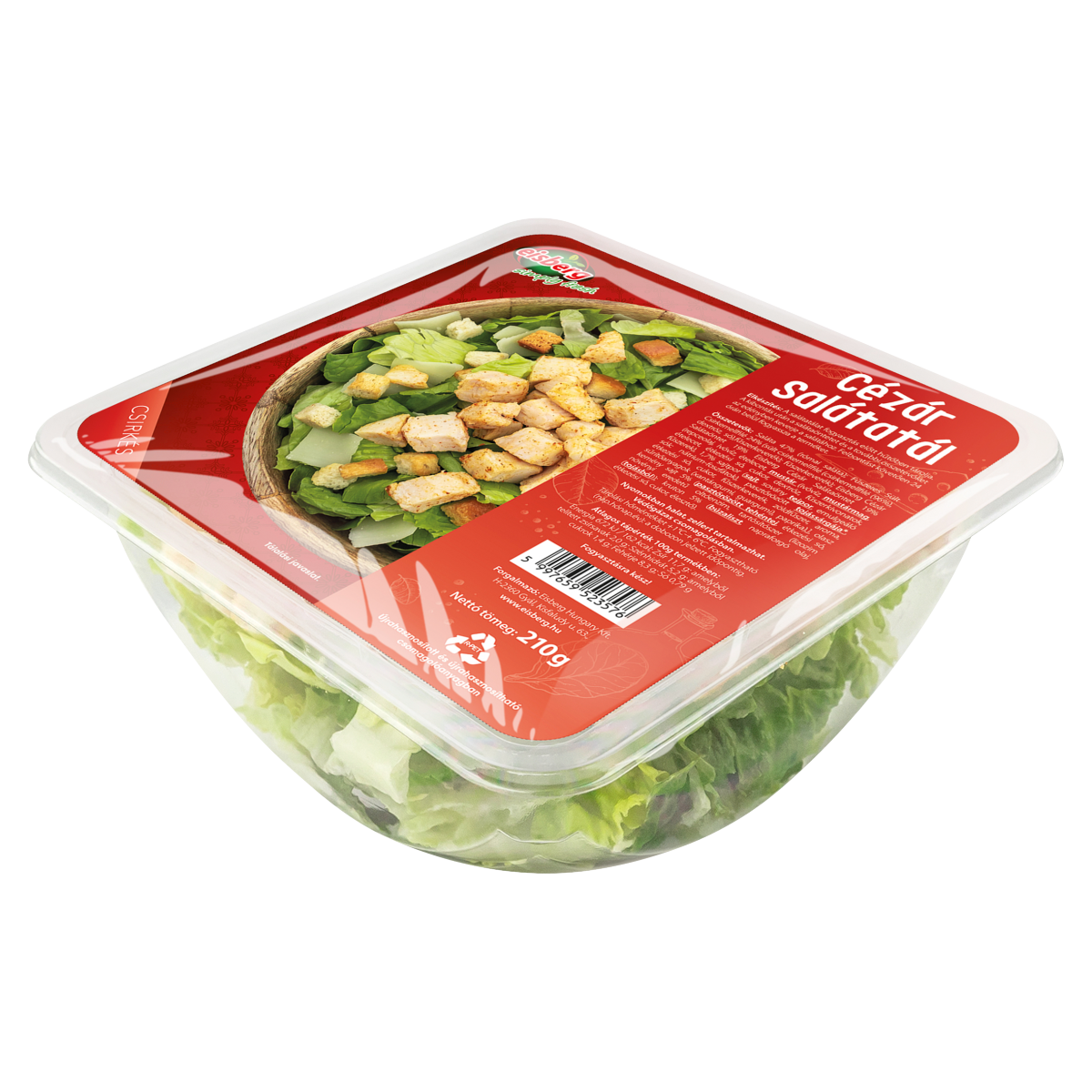 Eisberg csirkés Cézár salátatál 210 g