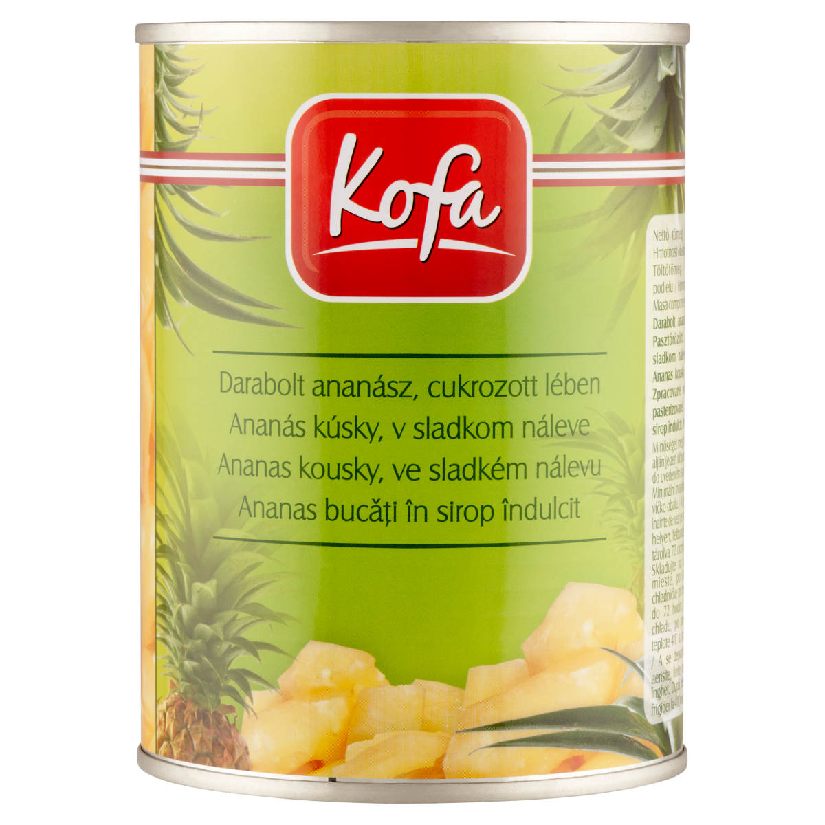 Kofa Premium darabolt ananász, cukrozott lében 565 g
