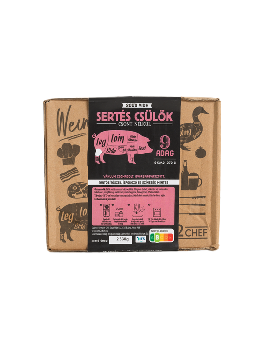 Gyorsfagyasztott Sous Vide Sertés Csülök Csont nélkül