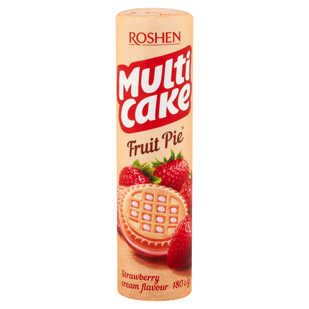 ROSHEN Multi Cake keksz eper ízű töltelékkel 180 g