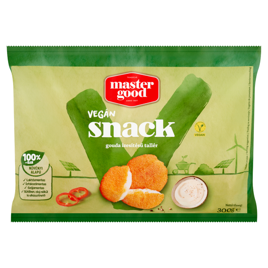 master good Gyorsfagyasztott Vegán Gouda Tallér 300 g