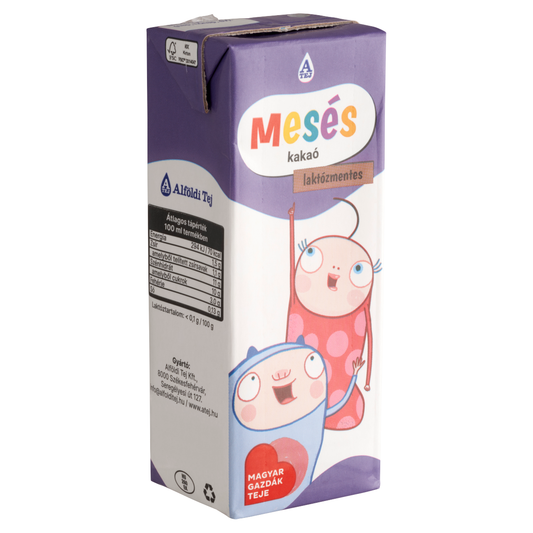 MESÉS UHT zsírszegény laktózmentes kakaós tej 200 ml