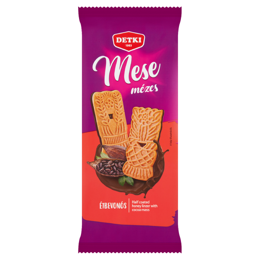 Detki Mese mézes linzer kakaós étbevonómasszával félig mártva 180 g