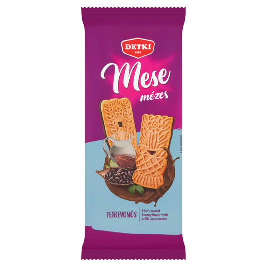Detki Mese mézes linzer kakaós tejbevonómasszával félig mártva 180 g