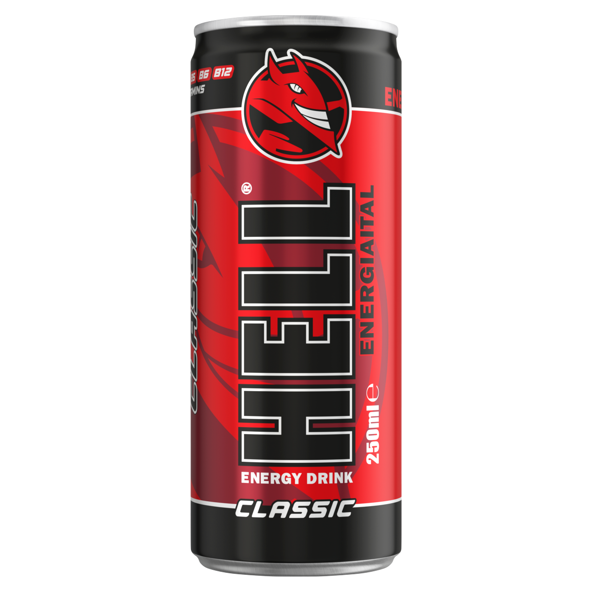 HELL Classic tuttifruttiízű, koffeintartalmú, szénsavas, alkoholmentes ital 250 ml