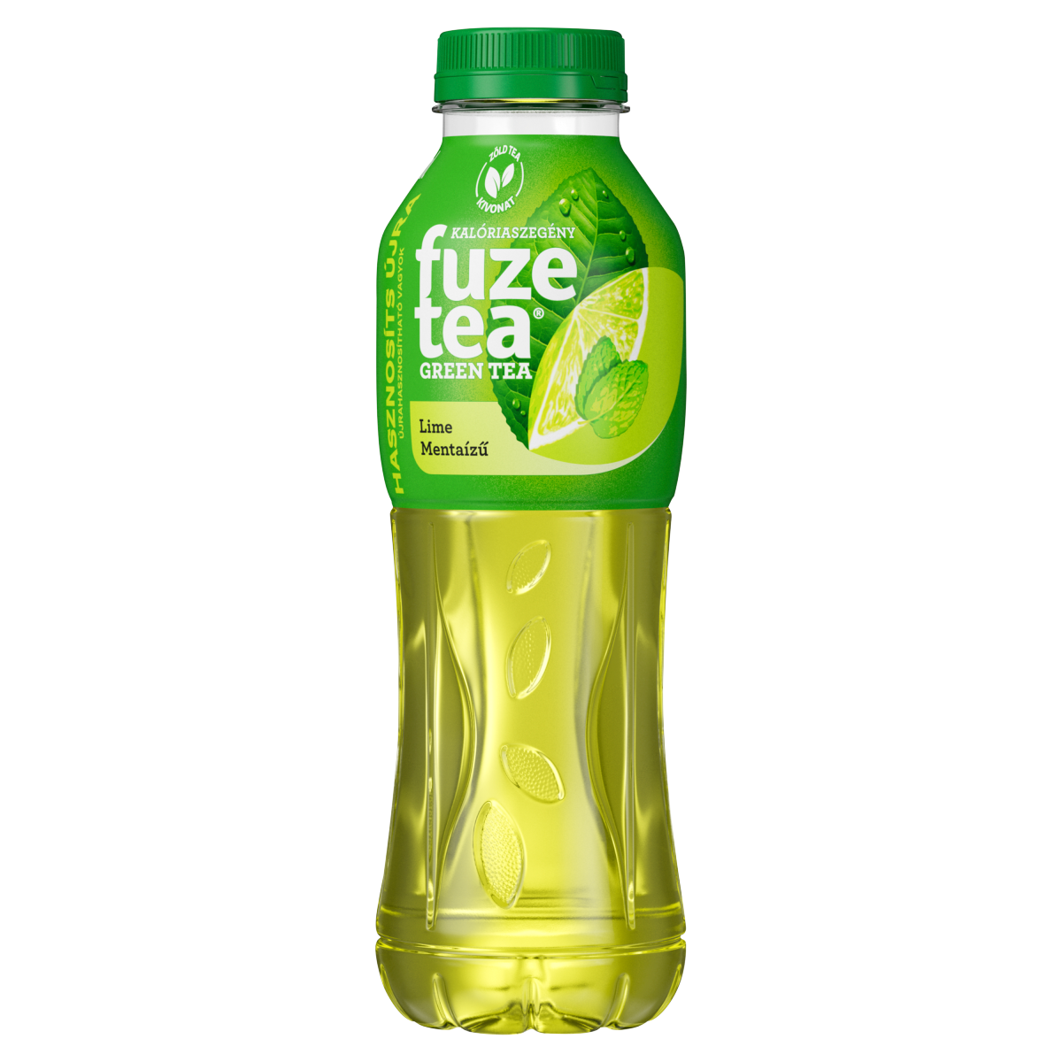 fuzetea szénsavmentes lime- és mentaízű üdítőital zöld tea kivonattal 500 ml
